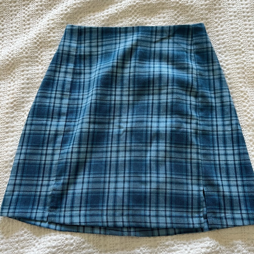 Brandy Melville Plaid Cara Skirt